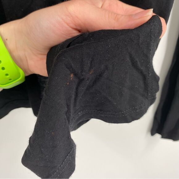 Women’s Open Front Long Sleeve Eyelet Back Thin Cardigan size S - Picture 6 of 6